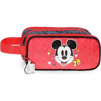 Estuche portatodo Mickey Get Moving Triple Cremallera