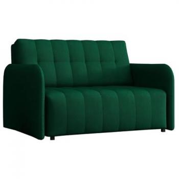 Sofá-cama Columbus 177 con función de dormir y caja de ropa de cama, medidas 125 x 85 x 98 cm, tapizado en Kronos 19
