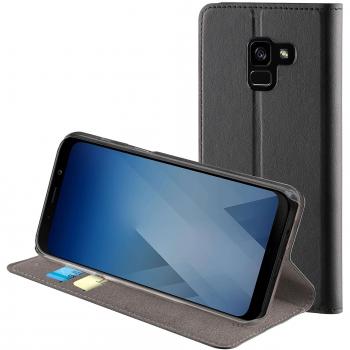 Muvit MUFLS0157 - Funda Folio Stand Función Soporte Samsung Galaxy A8 2018, Negro