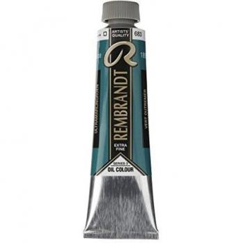 Talens Rembrandt - Excelentes colores de pintura al óleo - 40 ml - 683 Verde ultramarino