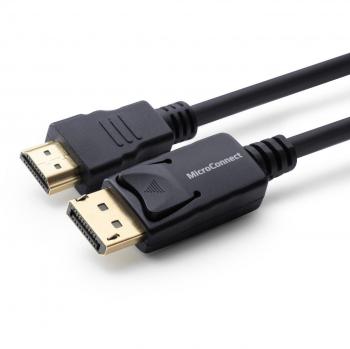 Cable Adaptador DisplayPort a HDMI de 5 Metros, Versión 1.2, Color Negro
