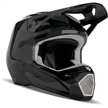Casco de Cross Fox V1 BNKR Negro Camuflaje Juvenil MIPS 2023 Unisex Adulto