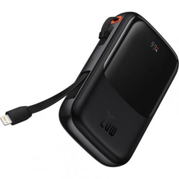 Powerbank Baseus Qpow Pro Overseas Edition 10000mAh 20W con Cable USB C 3A - Negro