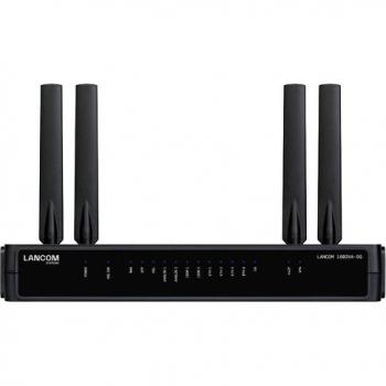 Puerta de enlace VoIP SD-WAN Lancom 1803VA-5G con VDSL2/ADSL2+, Router, 10/100/1000 Mbit/s, Negro