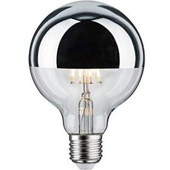 Bombilla LED E27 6,5W 600 lm 2700K espejo plateado regulable