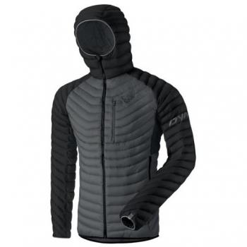 Chaqueta de pluma Dynafit Radical Down M Hood Jkt (Black out) para hombre, color negro gris oscuro, talla XL