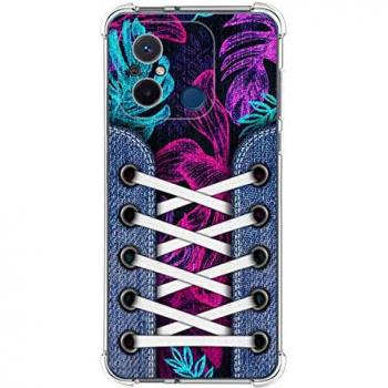 Funda Antigolpes de Silicona Personalizada para Xiaomi Redmi 12C - Diseño Zapatillas 07