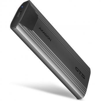 Caja Externa SSD M.2 NVMe & SATA AXAGON EEM2-GTS2 USB-C 3.2 Gen2 - THIN, 10 Gbps
