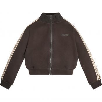 Guess Mini Me Black Regular Fit Girls Pullover Sweatshirt
