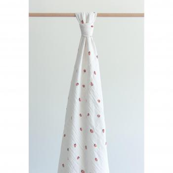 Baby bites original muselina estampado fresas