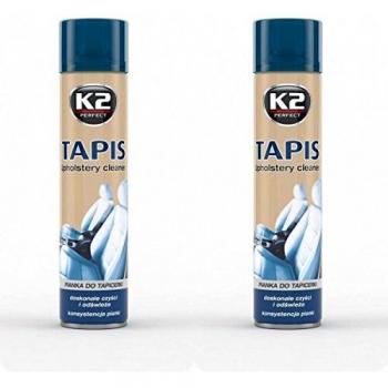 K2 - Acolchado de tejido y limpiador spray, muy eficaz, elimina las manchas, aerosol 600 ml