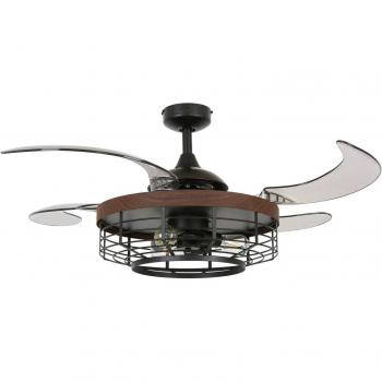 Ventilador de Techo Retráctil Beacon Fanaway Montclair, Nuez, Silencioso
