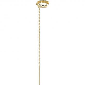 Ear Candy - Piercing múltiple Alisha Punk de plata de ley bañado en oro 18k