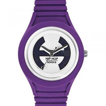 Reloj Solar Mujer Hip Hop Ø 34 mm - Silicona - 5 ATM - Plástico