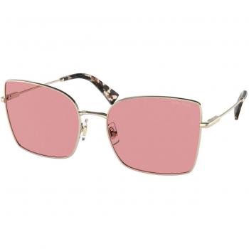 Miu Miu MU51WS ZVN08P Women's Sunglasses Gold Size 59