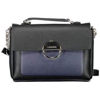 Calvin Klein Adjustable Strap Black Polyethylene Crossbody Handbag