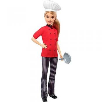 Barbie Quiero Ser Chef, muñeca rubia con accesorios