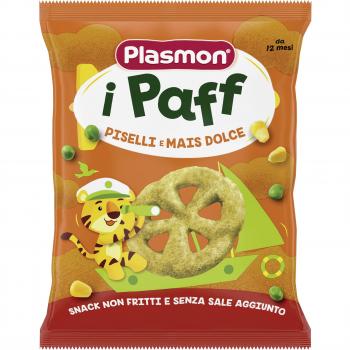 PLASMON PAFF Snack Guisante Maíz Dulce 15g