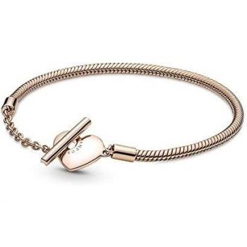 Pulsera Pandora Moments 589285C00-18 T y corazón
