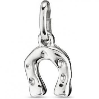 UNO de 50 Silver Plated Horseshoe Charm - Rodeo Collection