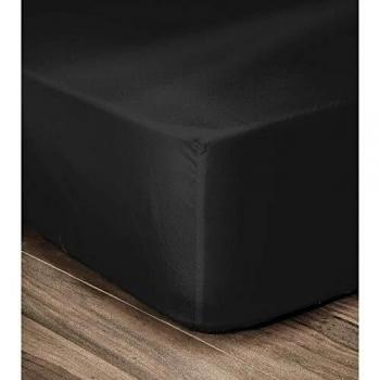 Sábana Bajera Lovely Home Negro 90 x 190