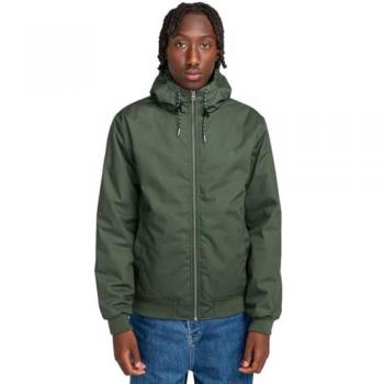 Chaqueta con capucha Element Dulcey verde intenso - L, chaqueta de hombre Dulcey Element, chaqueta bomber Element Dulcey - Hombre - L - Negro