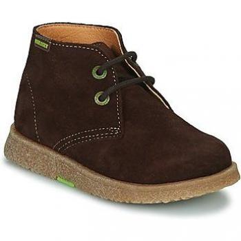 Botines de Piel Marrón para Niño Pablosky 506396