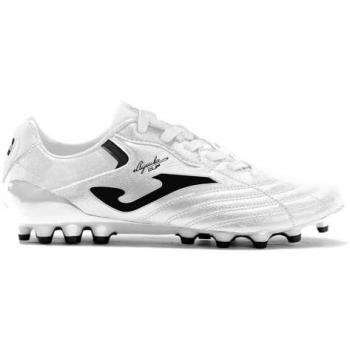 Joma Botas de Fútbol Águila Cup AG - Características: color blanco y negro, modelo 2402, diseñado para césped artificial, tallas disponibles 39-45, fabricado con microfibra de alto rendimiento,
