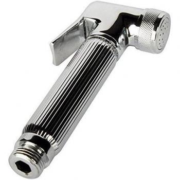 Clever 98799 Conjunto de Ducha Shattaf Laton Kira, Hygienic, Cromado