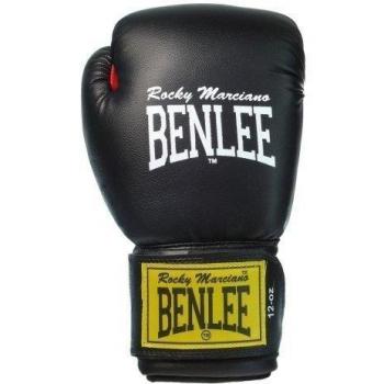 Benlee Fighter Leather Boxing Gloves Black / Red 8 oz Unisex