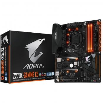 AORUS GA-Z270X Gaming K5 1151 7th Gen DDR4 2 Way SLI RGB Fusion Motherboard - Black