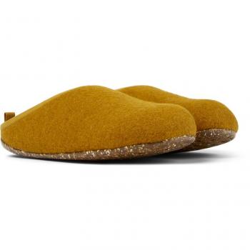 Camper Wabi Men's Cotton Slippers - Yellow and Brown Options