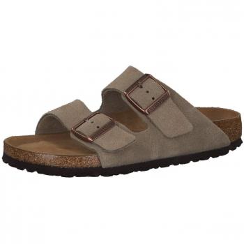 Birkenstock Arizona Soft Footbed Beige Narrow Fit Comfortable Sandals