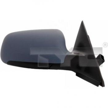 Espejo retrovisor TYC 302-0048 con ajuste eléctrico, vidrio convexo, acabado negro y diseño OEM