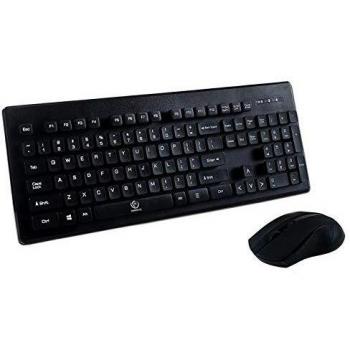 Conjunto Inalámbrico de Teclado y Ratón Rebeltec Millenium - Negro