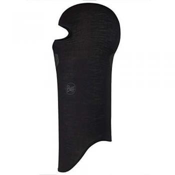 Buff Merino Lightweight Balaclava Solid Black
