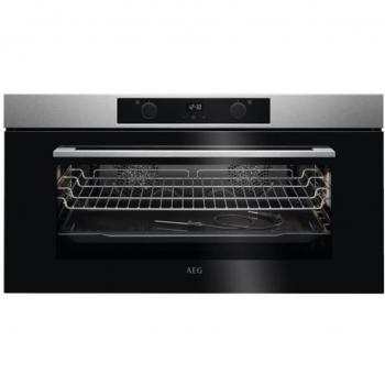 AEG KEK452910M Horno Multifunción Inox 90cm AquaClean Compacto 85L A+ Negro/Acero inoxidable