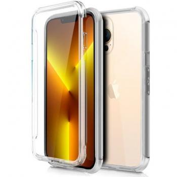 Funda Silicona Transparente 360° Protección Completa para iPhone 13 Pro Max