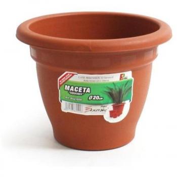 Maceta Squares Dem Marrón