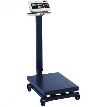 Báscula de plataforma Steinberg Systems - 600 kg / 100 g - LCD - con ruedas