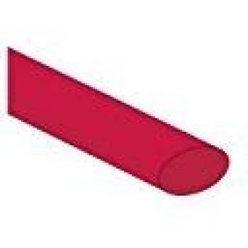 Tubo Termoretráctil 12.7mm - Rojo - 25 Unidades