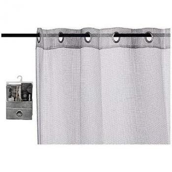 Gift Decor S3601835 Cortinas, 1 x 260 x 140 cm, Gris
