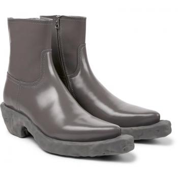 CAMPERLAB Venga Unisex Grey Leather Formal Boots Size 42