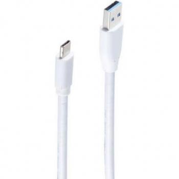 Cable USB 3.0 A macho a C blanco 3 m SHIVERPEAKS BASIC-S