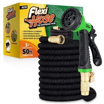 Manguera de jardín FlexiHose mejorada y ampliable de 50 FT
