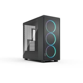 Fractal Design Epoch XL TG RGB - Caja de Torre ATX con Cristal Templado y Ligera Tonalidad - Alto Flujo de Aire - Frontal de Malla - Tres Ventiladores Momentum 14 RGB