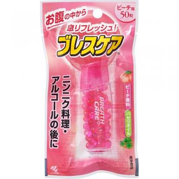 Kobayashi Pharmaceutical Breath Care Peach 50 Capsules