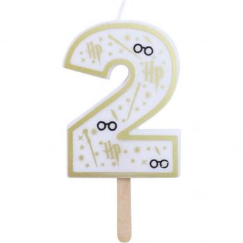 Vela de Cumpleaños Harry Potter Número 2 PME Howgarts
