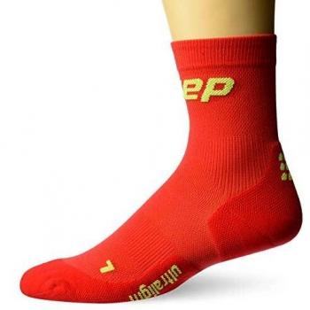 CEP – Pantalón Ultralight – Calcetines cortos para hombre, color rojo, talla 3
