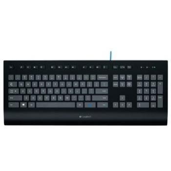 Logitech 920-005191 - Teclado español QWERTY, color negro